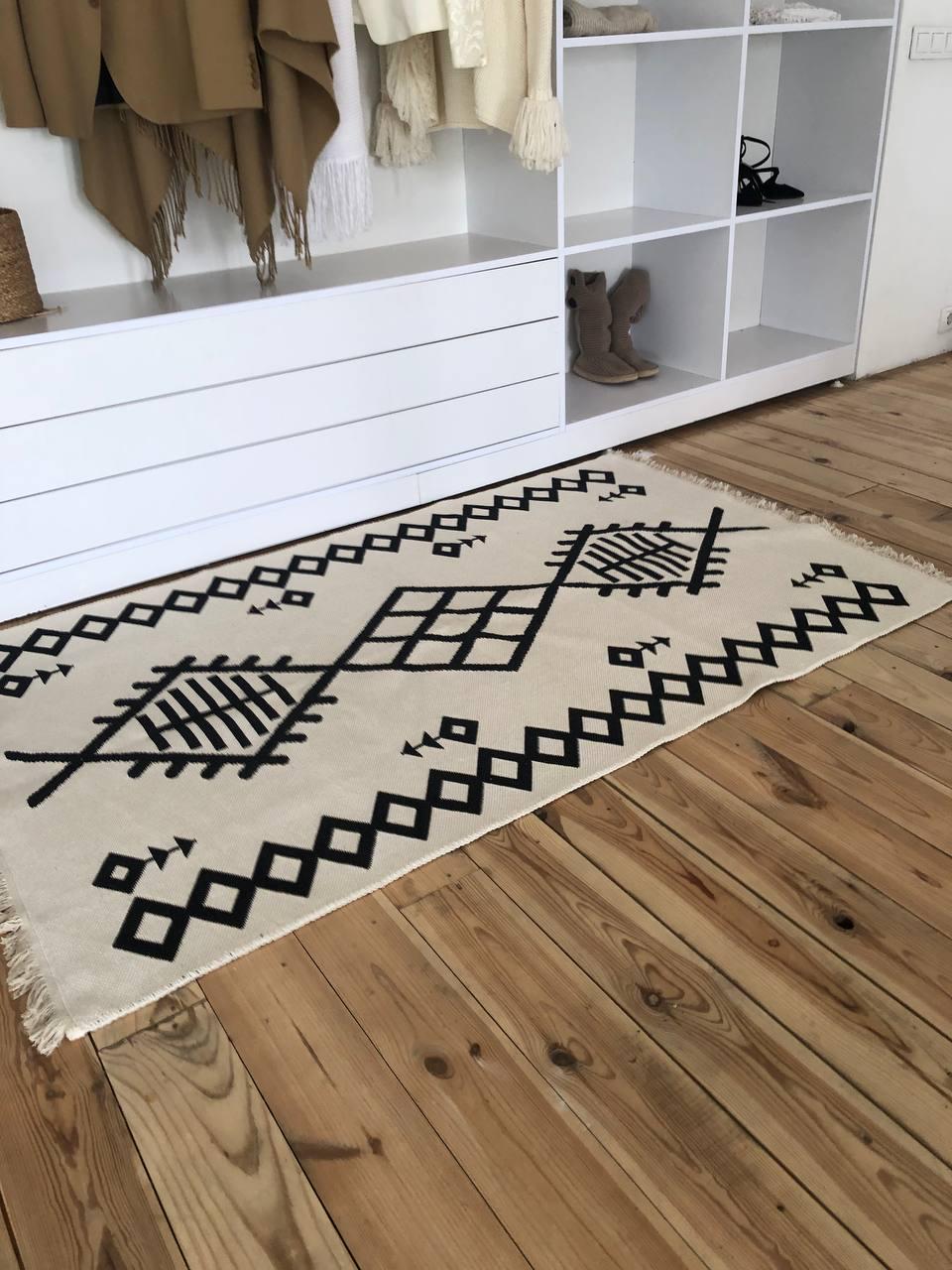 Килим Canary Carpet Kara 026 200x300 см Cream/Black (13510181) - фото 3