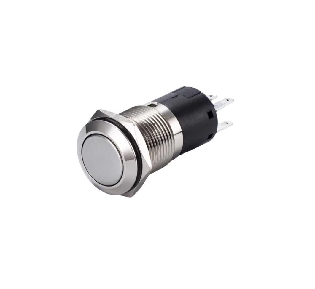 Кнопка питания DC 12-24V 3A без подсветки с фиксатором IP65 под монтаж 16 мм (00-00024718) Кнопка питания DC 12-24V 3A без подсветки с фиксатором IP65 под монтаж 16 мм (00-00024718)