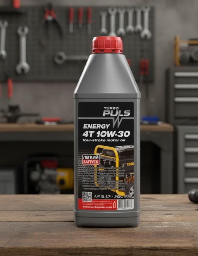 Моторное масло Turbo Puls 4T ENERGY 10W-30 для генераторов 1 л (2104618779) - фото 2 Моторное масло Turbo Puls 4T ENERGY 10W-30 для генераторов 1 л (2104618779) - фото 2