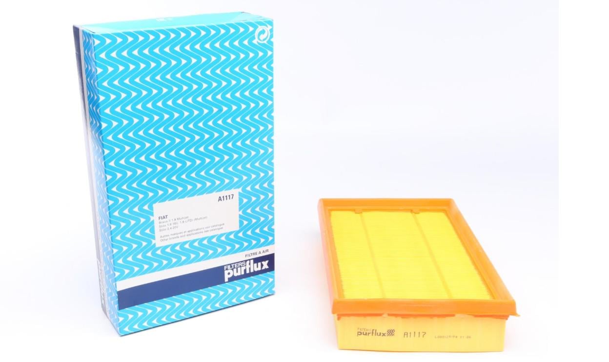 Фильтр воздушный PURFLUX для Fiat Bravo II 07-08/Stilo 1,9 JTD 01-08- (A1117)
