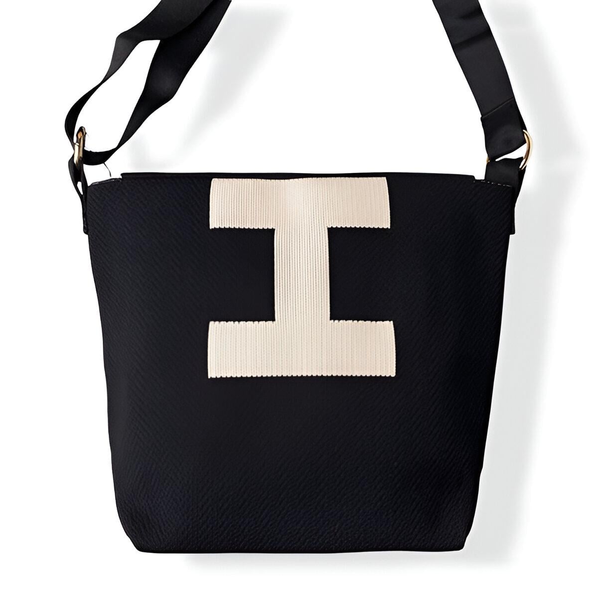 Сумка-шопер большая с принтом Черно-белый (25-550) Сумка-шопер большая с принтом Черно-белый (25-550)