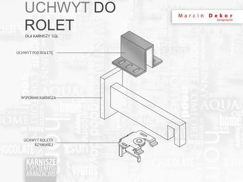 Утримувач для ролет MARCIN DECOR Скарлайн Білий глянець - фото 2 Утримувач для ролет MARCIN DECOR Скарлайн Білий глянець - фото 2