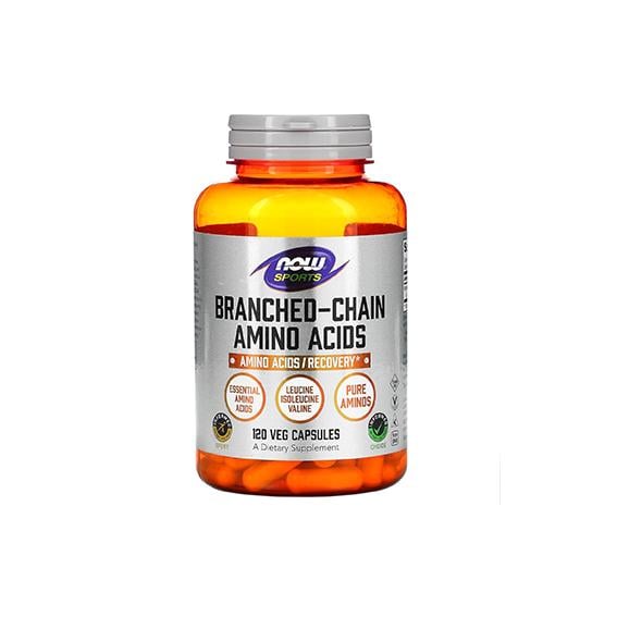 Амінокислота NOW BRANCHED CHAIN ​​AMINO ACIDS з розгалуженим ланцюгом у капсулах №120 (CO004185)