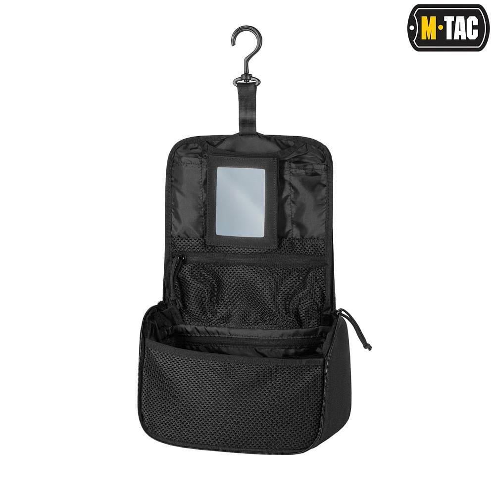 Сумка для туалетного приладдя армійська M-Tac Black (9150) - фото 3 Сумка для туалетного приладдя армійська M-Tac Black (9150) - фото 3