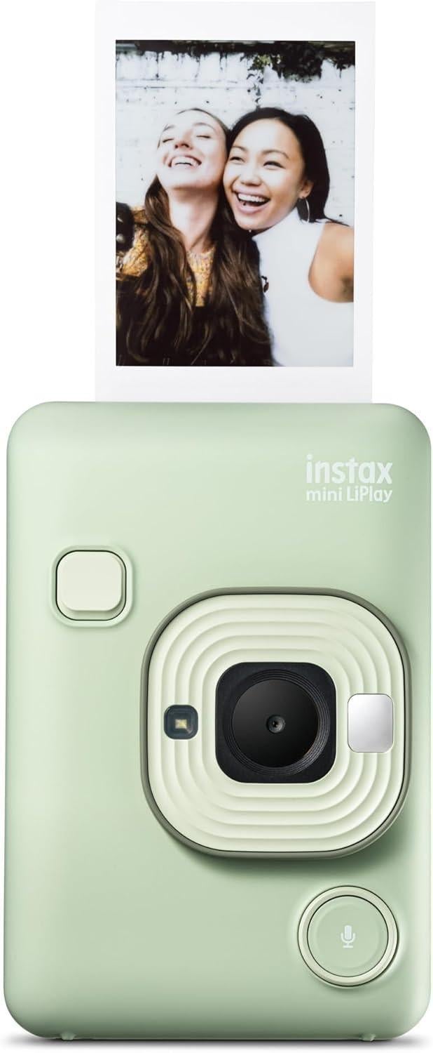 Фотоапарат моментального друку Fujifilm Instax Mini LiPlay чохол/фотоальбом 108/фотоплівка 20 шт. Green (21394631) - фото 4 Фотоапарат моментального друку Fujifilm Instax Mini LiPlay чохол/фотоальбом 108/фотоплівка 20 шт. Green (21394631) - фото 4
