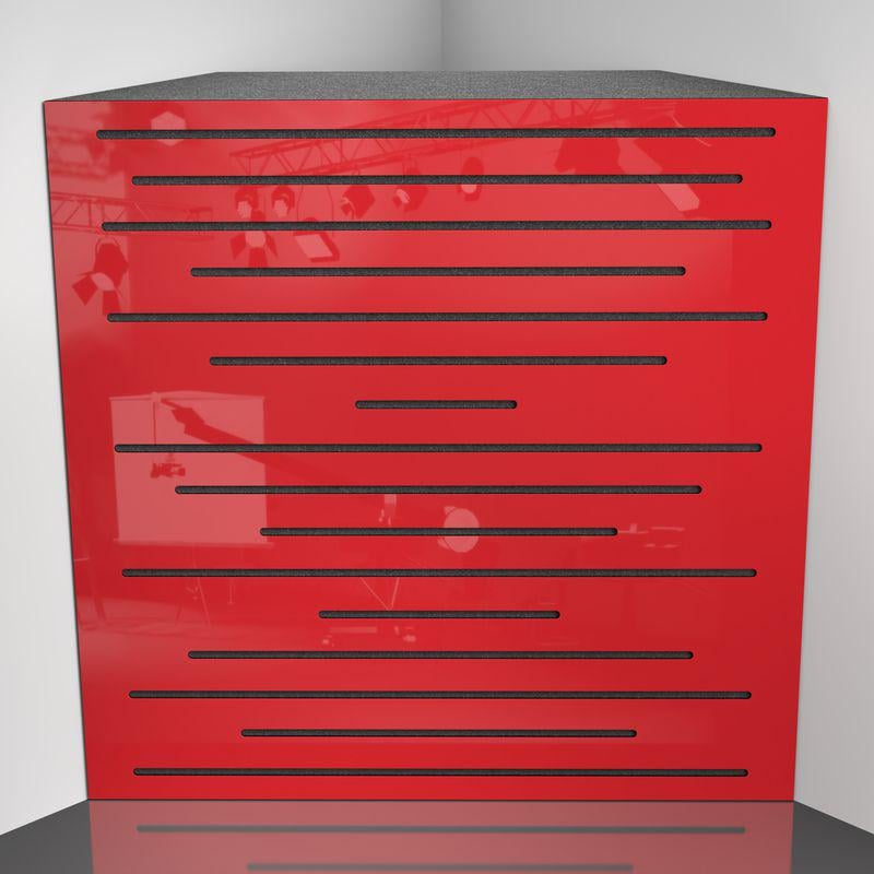 Бас ловушка Ecosound EcoPulse Plastic 50х50 см 100 мм Красный (1629)