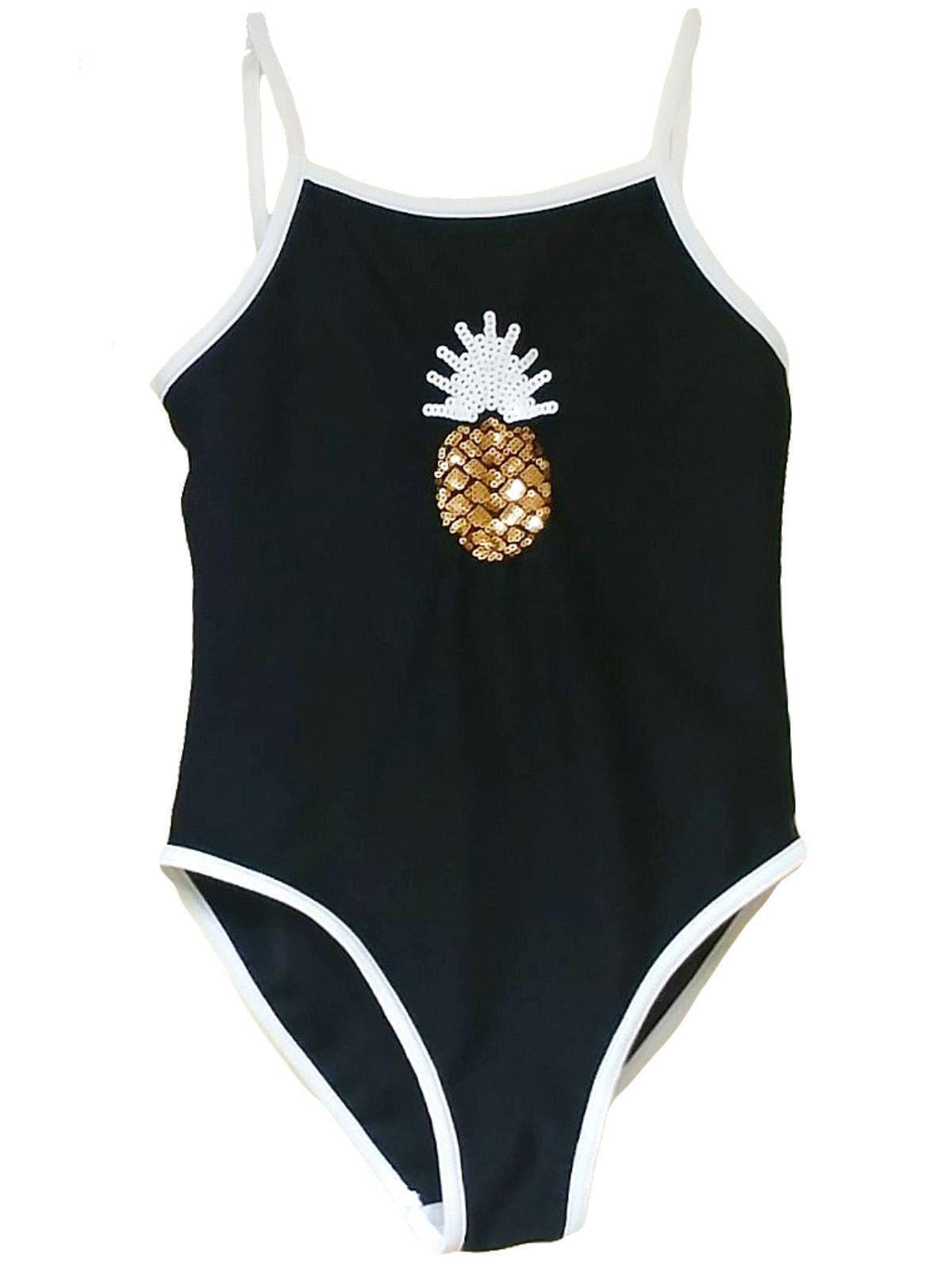 Купальник сплошной Keyzi 128 см Pineapple 22 small 1 Черный