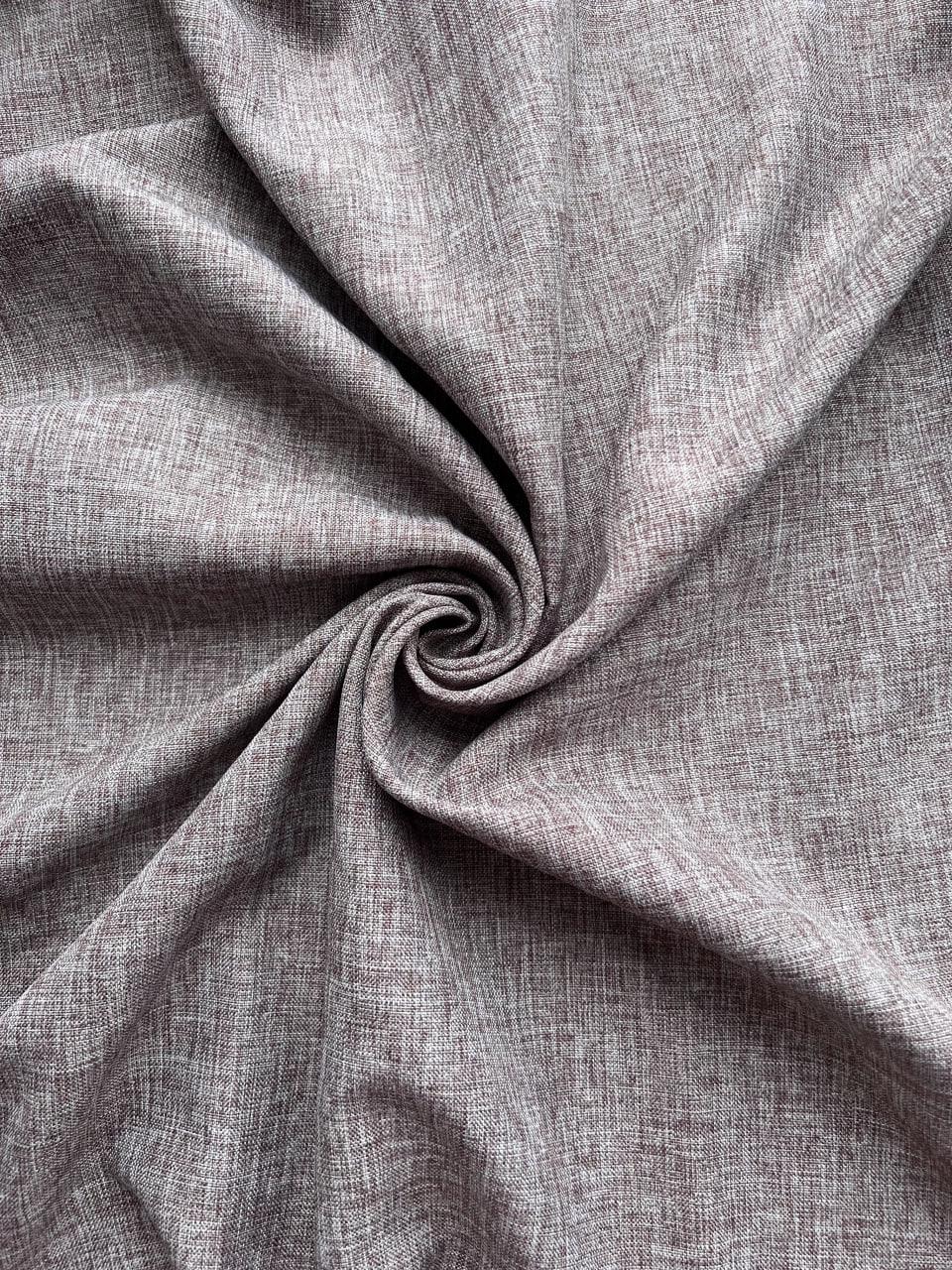Штора Safir льняная структурная 300x260 см Светло-коричневый (safir408-T)