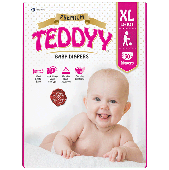 Підгузки дитячі Teddyy Tape Style XL (8906008230161)
