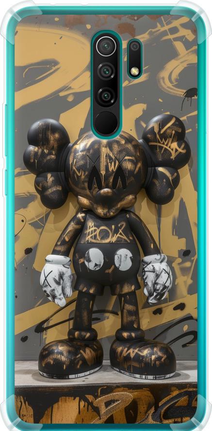 Чехол на Xiaomi Redmi 9 Bronze kaws (6097sp-2019-42517)