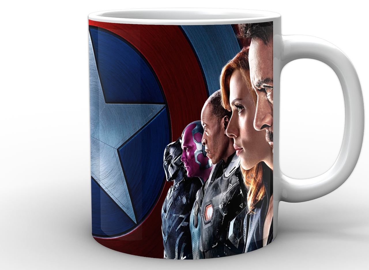 Чашка GeekLand Captain America команда (CA.02.058)