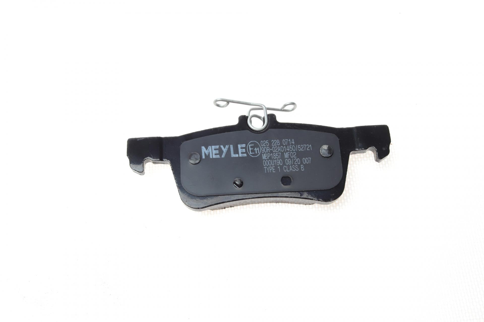 Колодки тормозные задние Ford Fiesta 1.0 EcoBoost 17-/Peugeot 308 1.6 HDi 14-025 228 0714 MEYLE