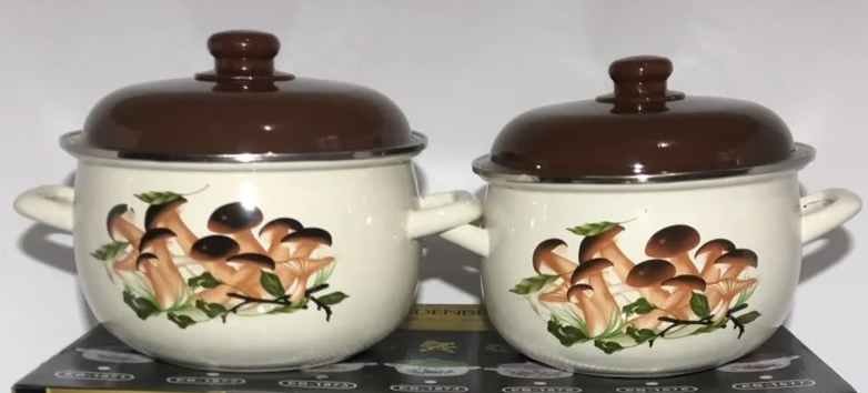 Набор эмалированных кастрюль Edenberg 10 пр. (EB-1880) - фото 3