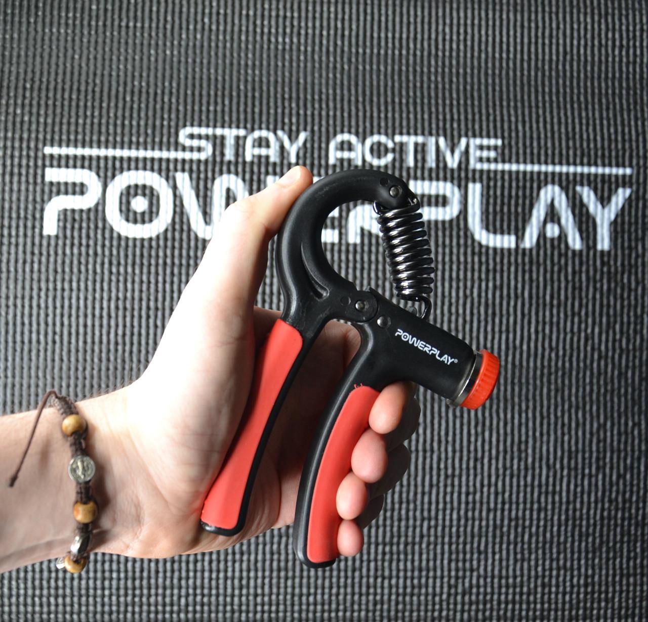 Еспандер кистьовий PowerPlay PP-4323 Strength Grip з регульованим навантаженням 10-40 кг Чорно-червоний (A-012889) - фото 8 Еспандер кистьовий PowerPlay PP-4323 Strength Grip з регульованим навантаженням 10-40 кг Чорно-червоний (A-012889) - фото 8