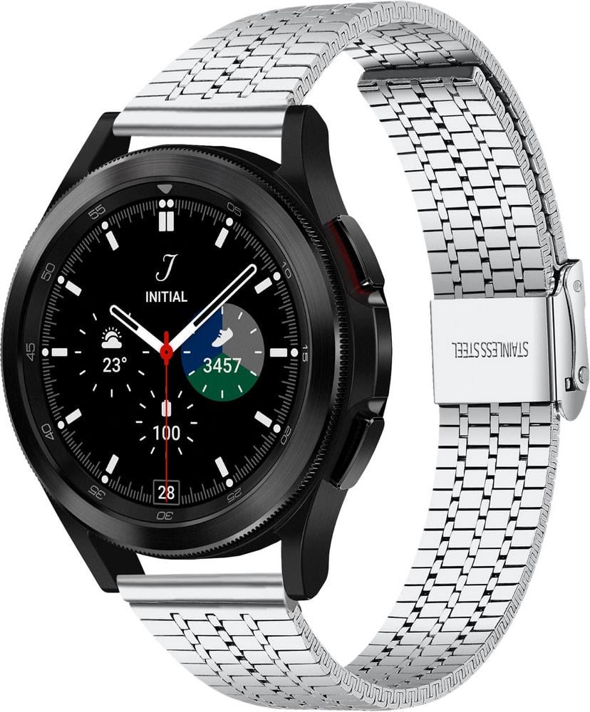 Браслет металевий Counic для Galaxy Watch 4 Classic 46 мм Silver (34032-59) Браслет металевий Counic для Galaxy Watch 4 Classic 46 мм Silver (34032-59)