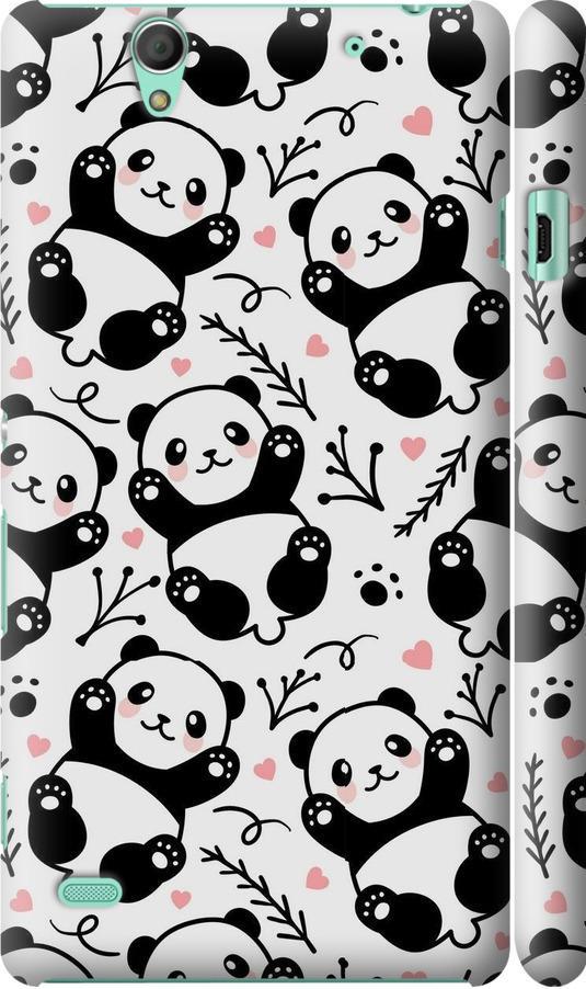 Чехол на Sony Xperia C4 E5333 Панды (4318c-295-42517)