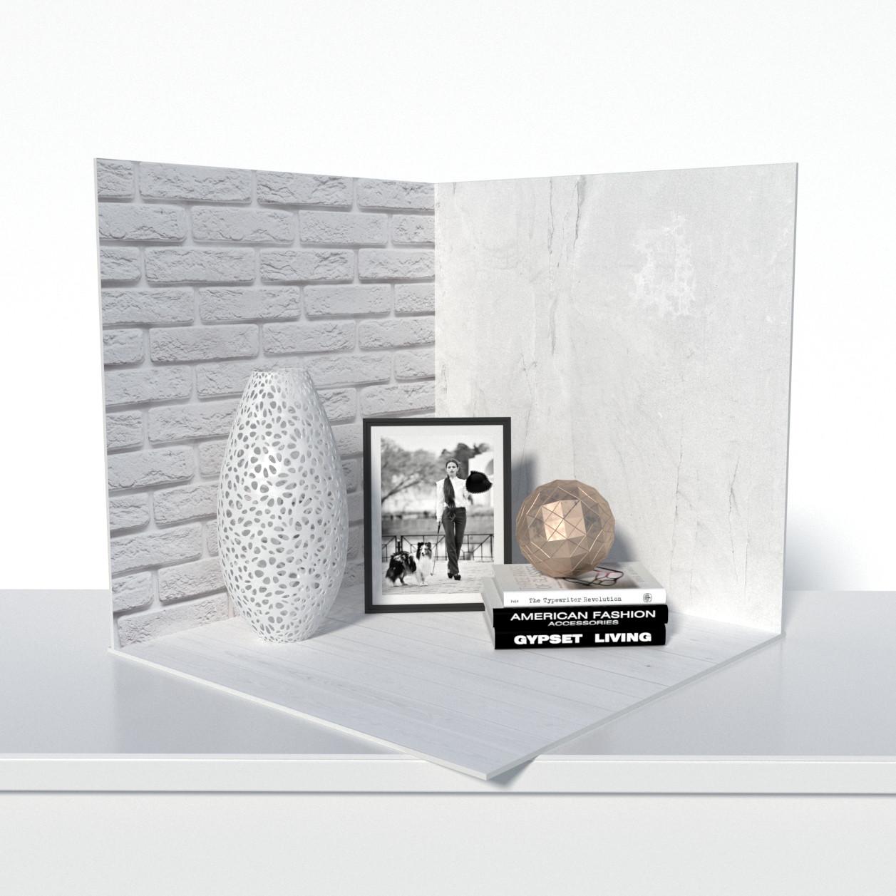 Фотофон пластиковый угловой 3D PolyPlast 50x50x50 см №61020 Фотофон пластиковый угловой 3D PolyPlast 50x50x50 см №61020