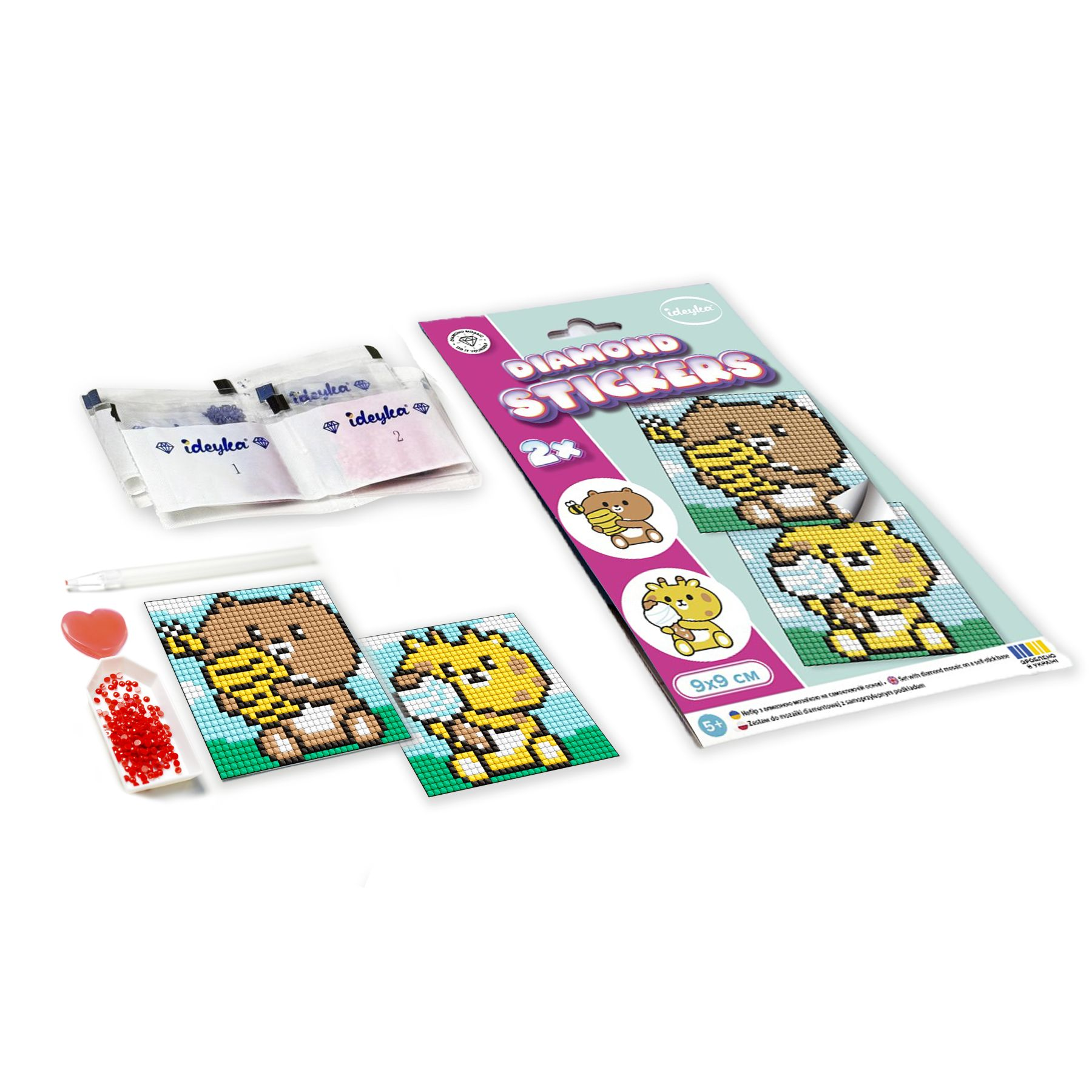 Картина по номерам Ideyka Милая собачка бриллиантовая вышивка 50х50 см (VM-127-A-331)