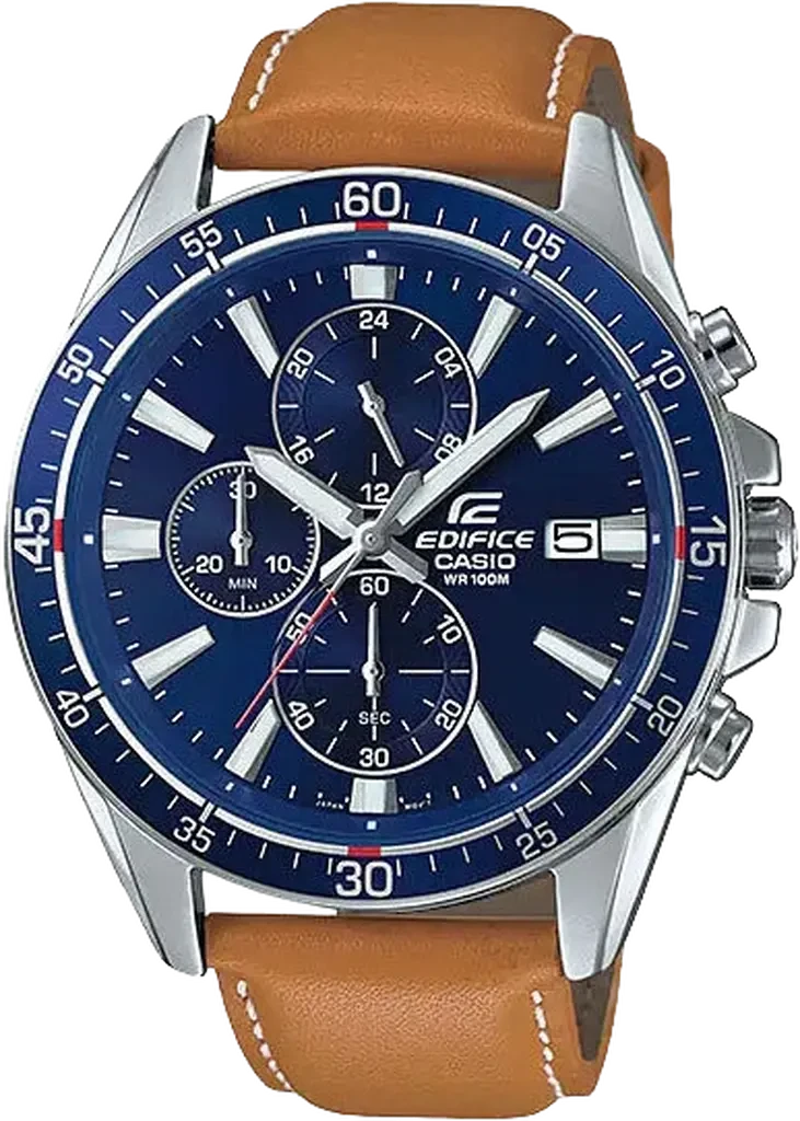 Наручные часы мужские Casio Edifice Classic EFR-546L-2A со стальным корпусом/водозащитой 100 м Синий (3146350077) Наручные часы мужские Casio Edifice Classic EFR-546L-2A со стальным корпусом/водозащитой 100 м Синий (3146350077)