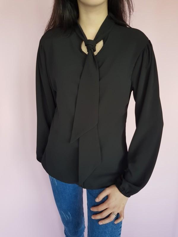 Блуза на пуговицах Boohoo 10385 M Черный - фото 7 Блуза на пуговицах Boohoo 10385 M Черный - фото 7