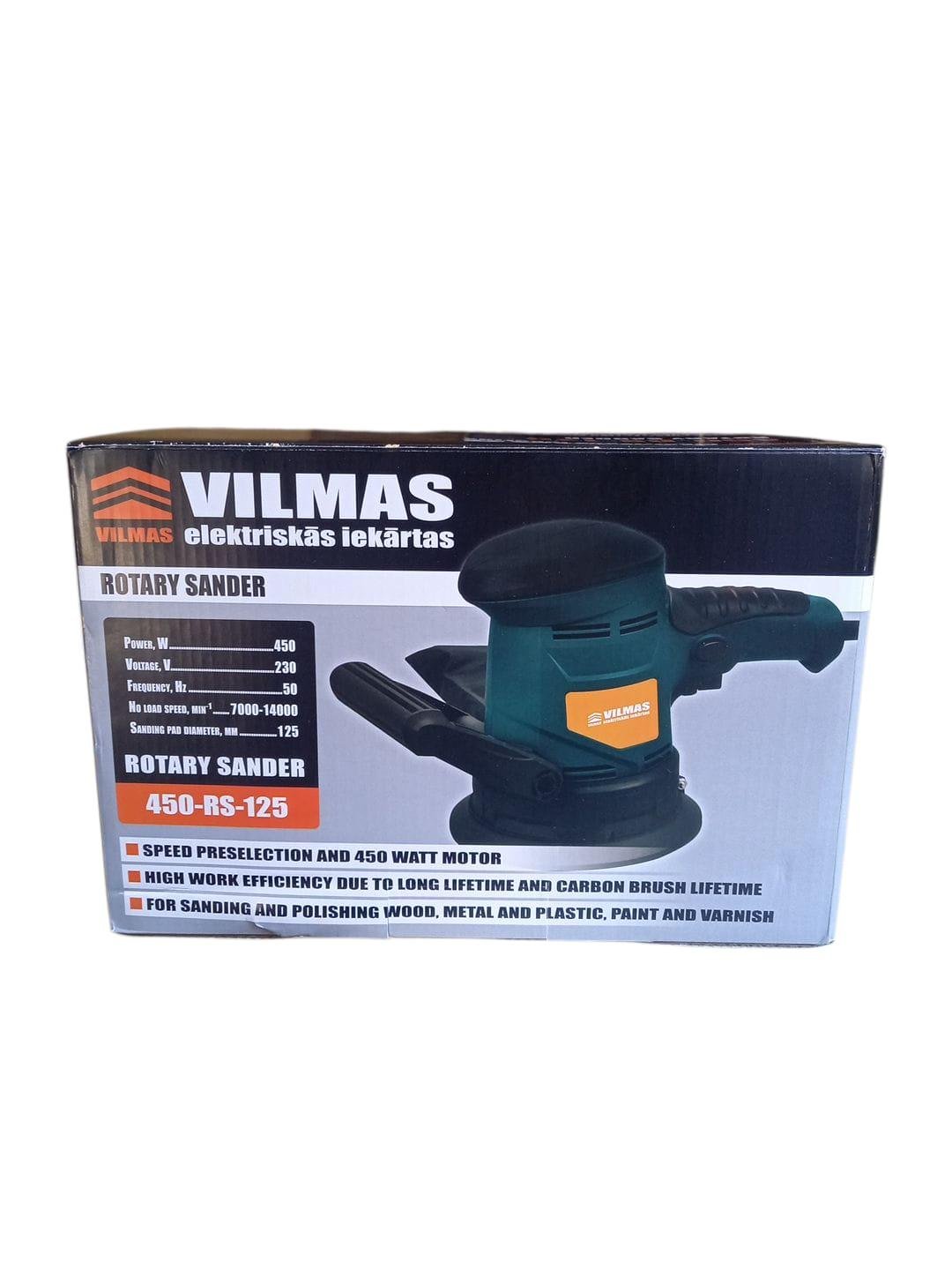 Шліфувальна машина орбітальна VILMAS 450-RS-125 (28673128) - фото 5