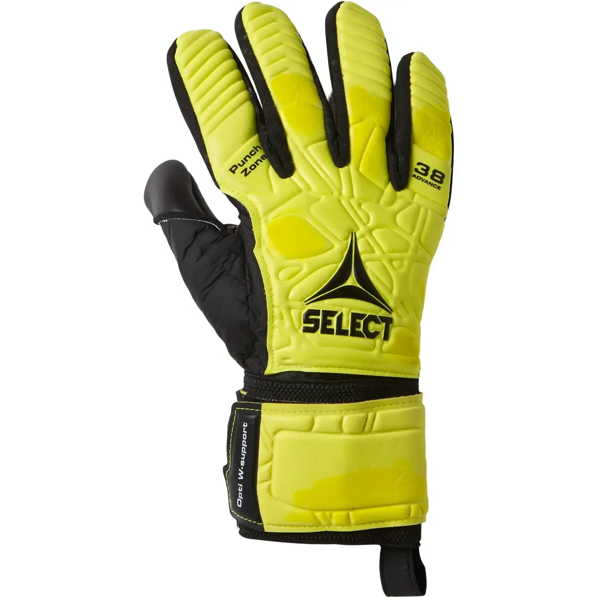 Рукавички воротарські Select GOALKEEPER 38 ADVANCE Unisex р. 9 19 см Жовто-чорний (5703543311026) - фото 1