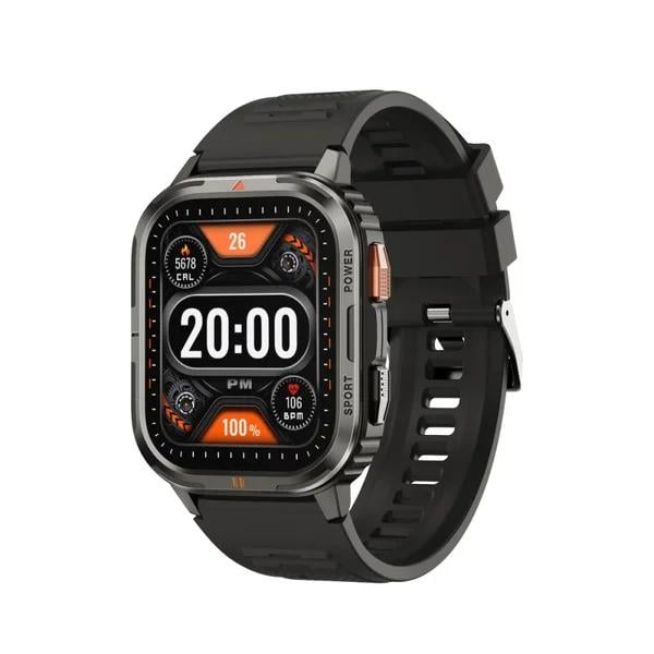Смарт-часы WIWU SW05 410 mAh IP68 BT5.2 Black (6977703652369)
