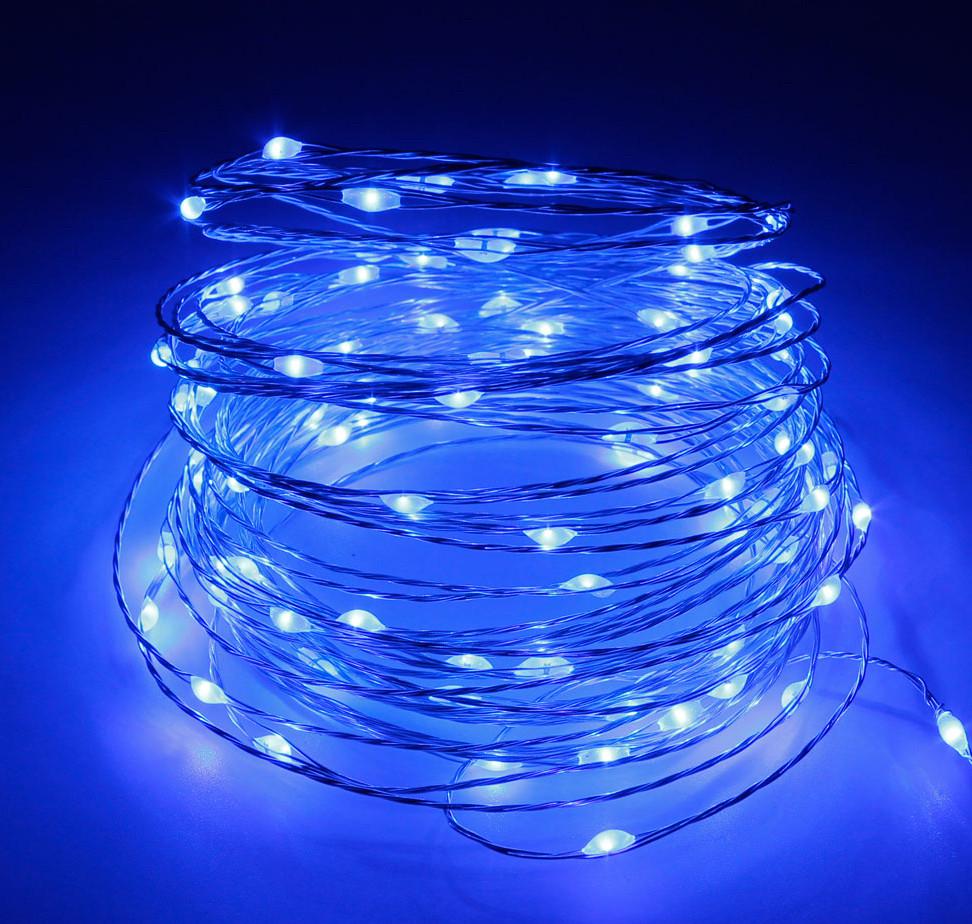 Гирлянда Xmas Cooper 30 Led 3M USB на батарейках Синий (1008837-Other)