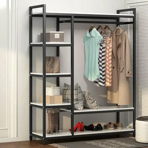 Система гардеробная Loft NS-2028 с полками широкая Черный (3075773592)