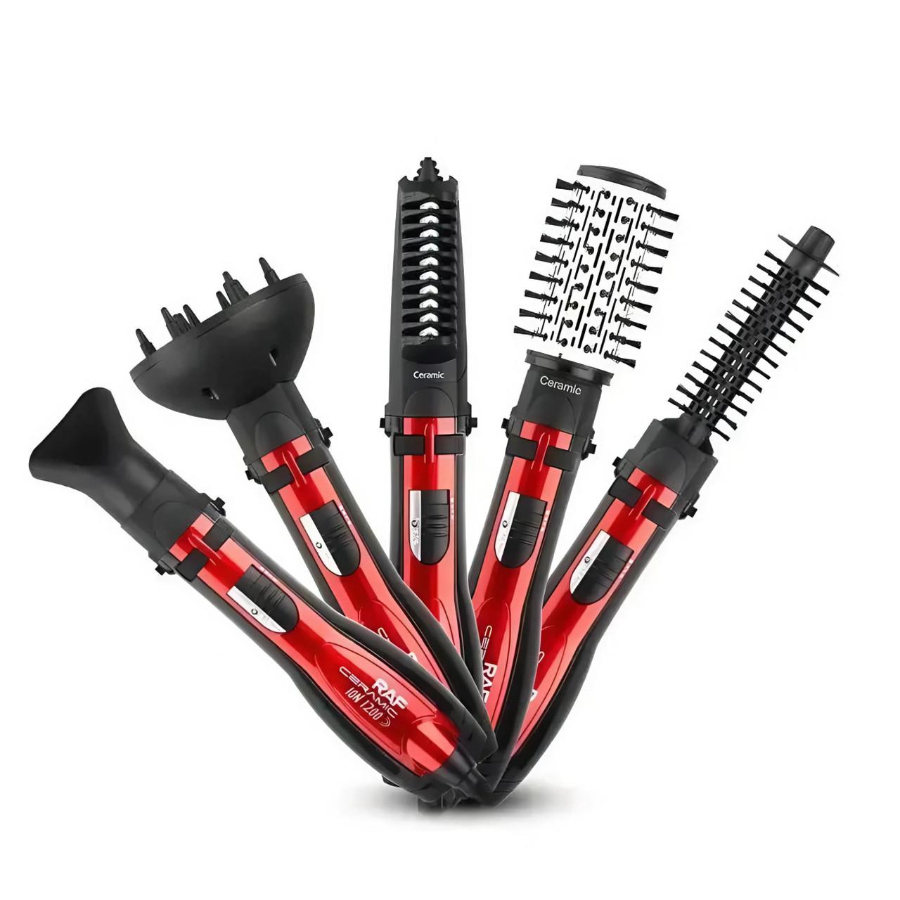 Фен-щітка для сушіння та укладання волосся RAF R.416 1200 Вт 5в1 з насадками (9767) - фото 9 Фен-щітка для сушіння та укладання волосся RAF R.416 1200 Вт 5в1 з насадками (9767) - фото 9