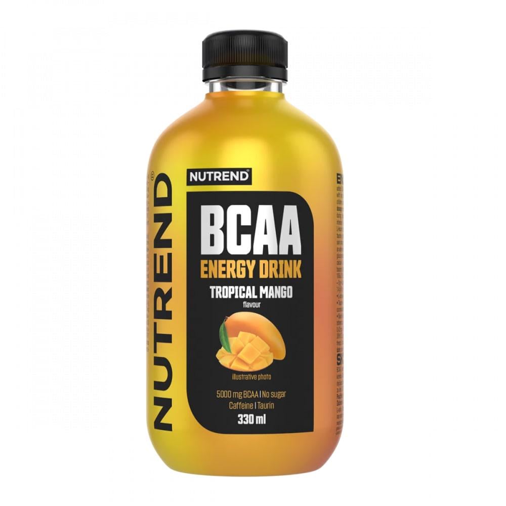 Аминокислота NUTREND BCAA Energy Drink Тропическое манго 330 мл - фото 1