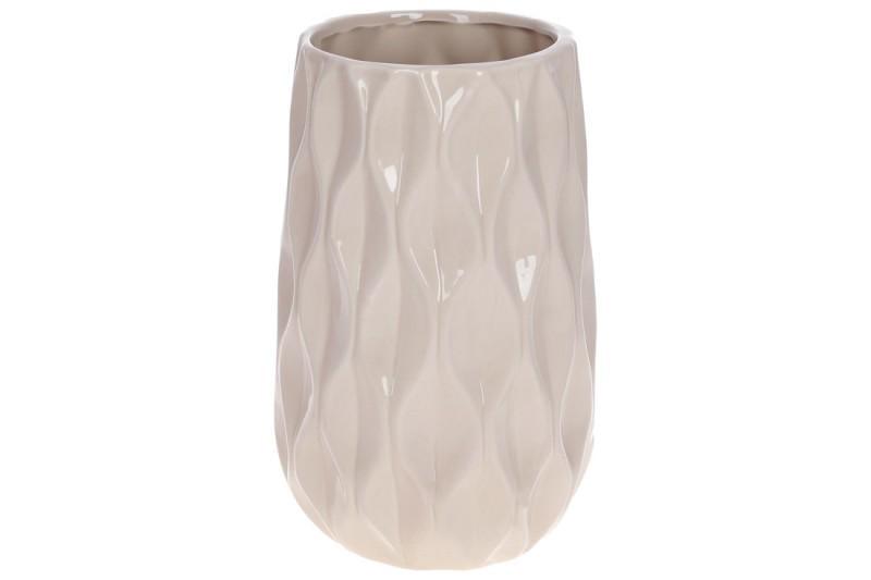 Ваза керамическая BonaDi 733438 28 см Бежевый (100254)