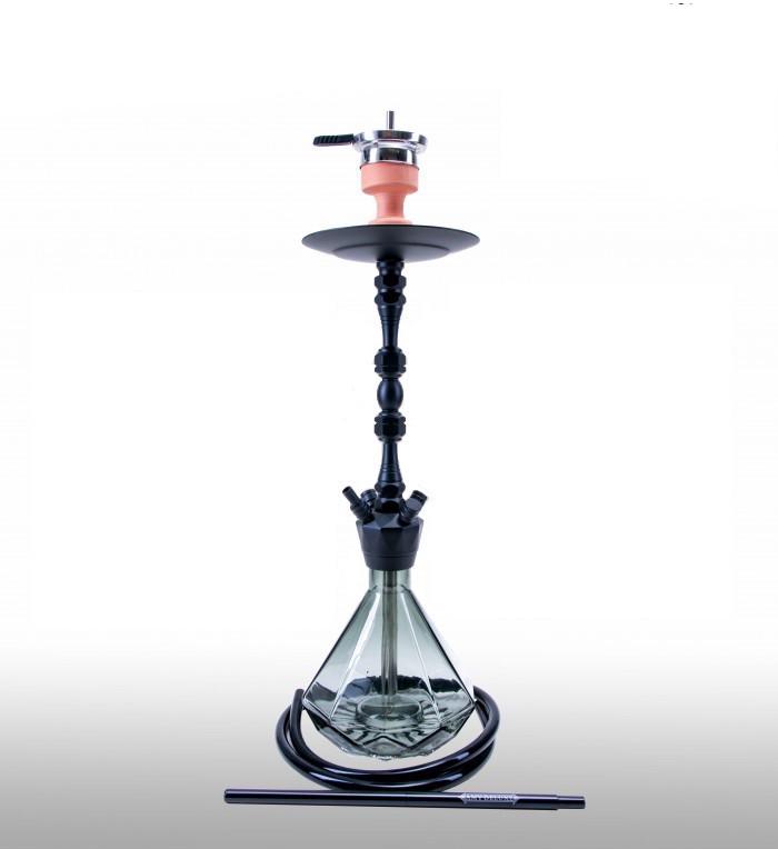 Кальян AMY Deluxe 063 Alu Diamond на 1 персону 81 см Чорний (640638051)