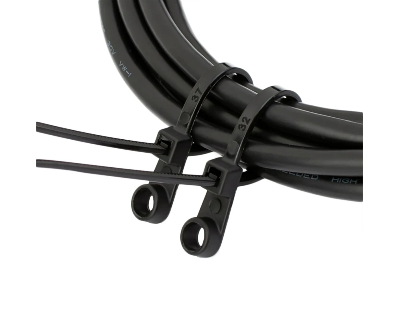 Стяжка для кабеля с монтажным кольцом 4,2х220 мм Черный (2412856536) - фото 7 Стяжка для кабеля с монтажным кольцом 4,2х220 мм Черный (2412856536) - фото 7