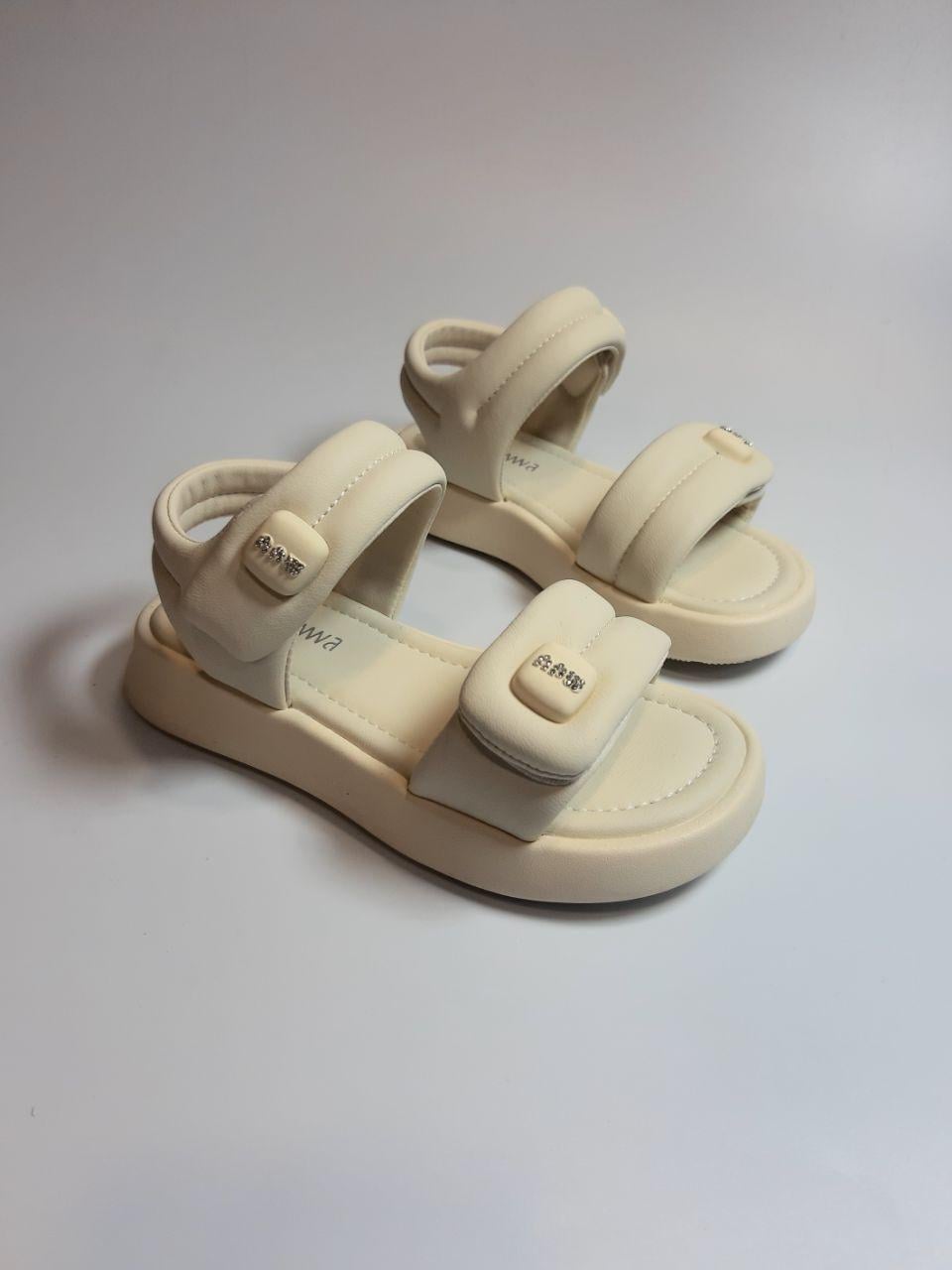 Сандали для девочки Apawwa р. 30 19,8 см Бежевый (0992 beige)