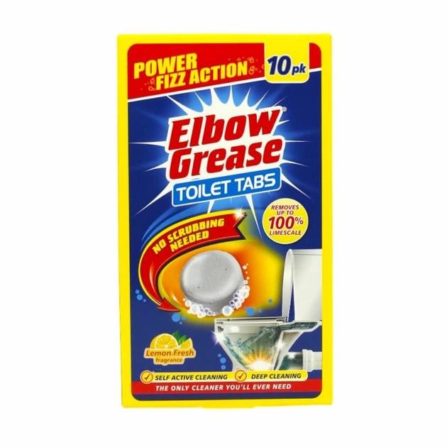 Таблетки Elbow Grease для чищення унітазу Лимон 10х30 г