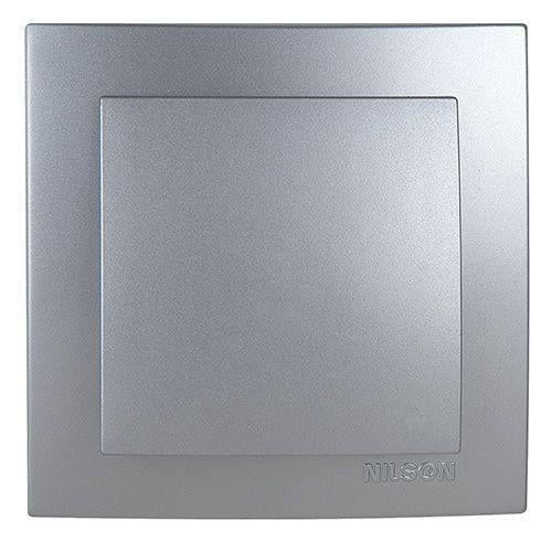 Вимикач одноклавішний Nilson Touran Срібний (27549561)