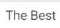 The Best