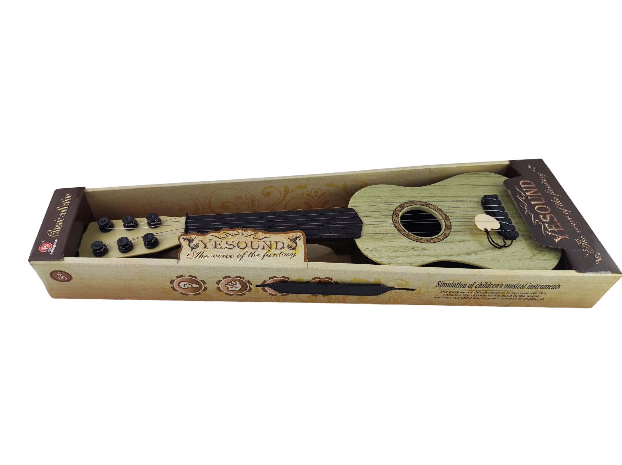 Гитара детская 898-2 пластиковая 48 см. (115023) - фото 2 Гитара детская 898-2 пластиковая 48 см. (115023) - фото 2