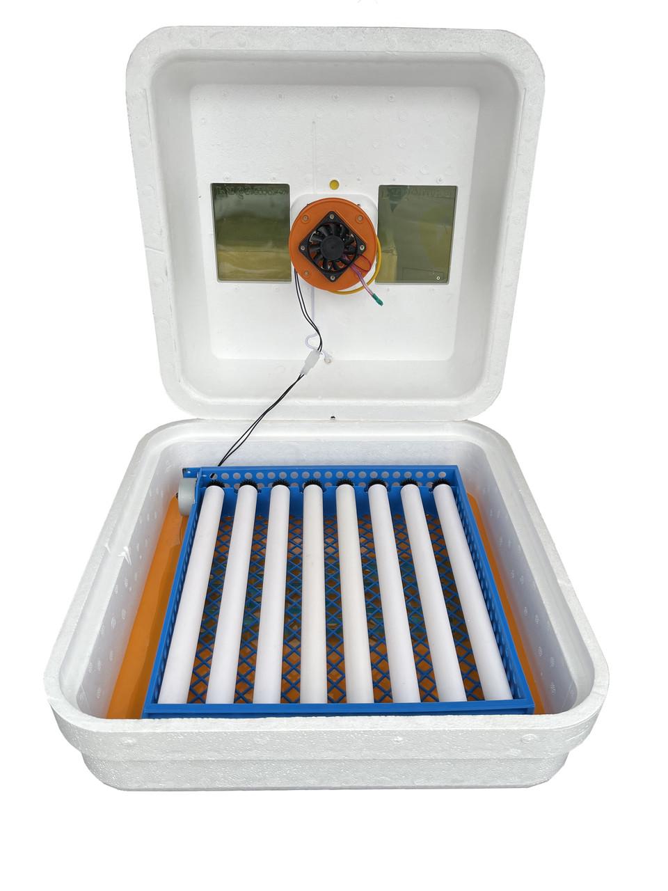 Инкубатор автоматический Рябушка Turbo 48-R с роликовым переворотом