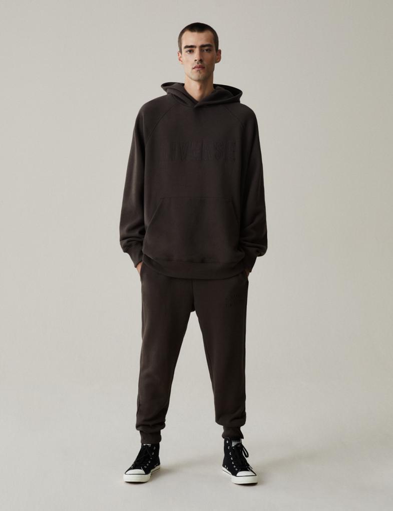 Худі чоловіче Diverse ATH H 523 XL Темно-коричневий (5902598910967) - фото 6