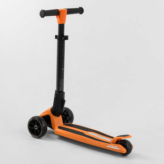 Самокат триколісний Lamborghini LB-10200/4 складане алюмінієве кермо/колеса PU зі світлом (25164526)