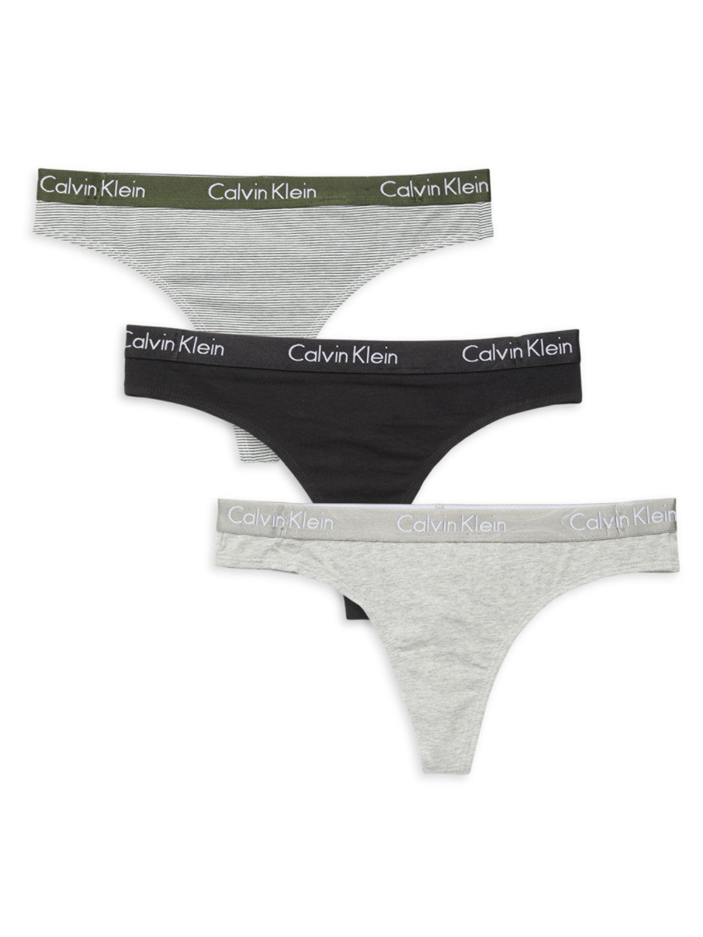 ᐉ Набор женских трусиков Calvin Klein XL 3 шт. Разноцветный (1159782976