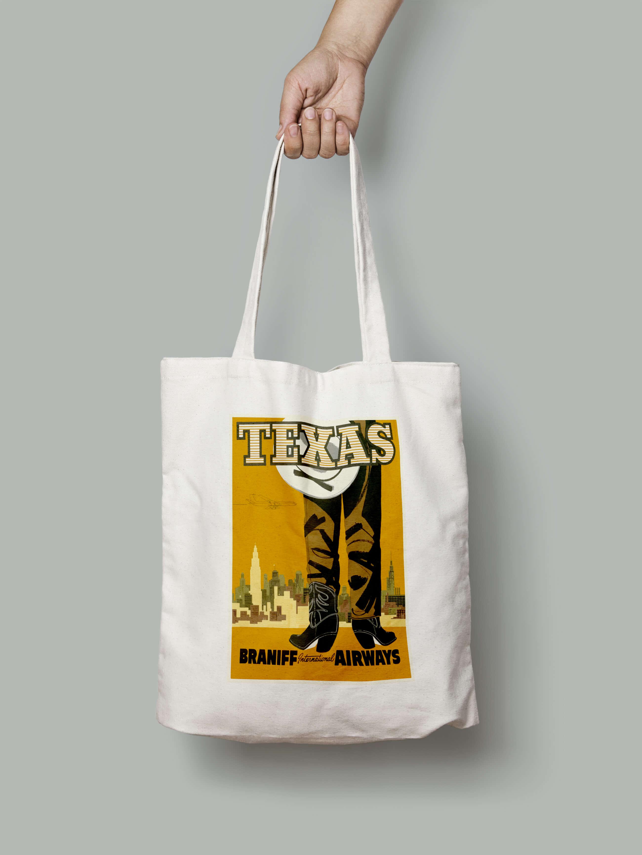 Эко-сумка Техасская шляпа и сапоги шопер (texas_usa_Bag)