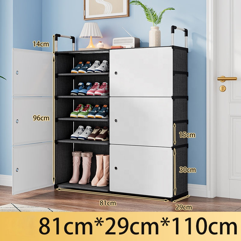 Шафа для зберігання взуття пластикова 110х81х29 см (AND LY-1046) - фото 2