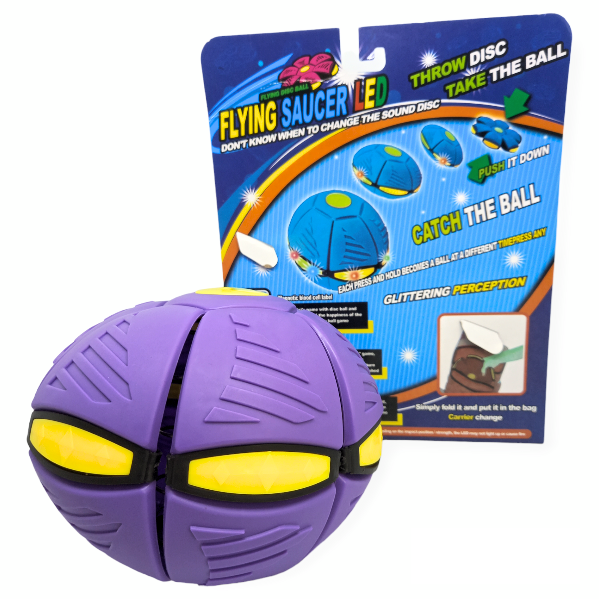 ᐉ Мячик фрисби игровой Flat Ball Disc Фиолетовый • Купить в Киеве, Украине  • Лучшая цена в Эпицентр