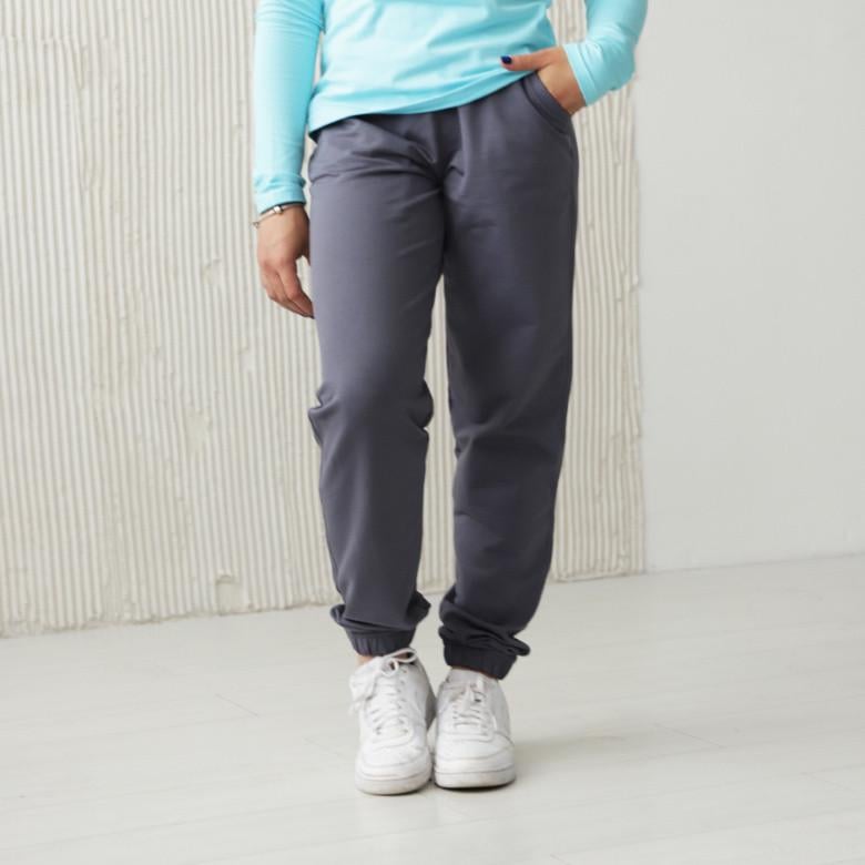 Джоггери для дівчинки GBI TEENS 140 см Сірий (13761)