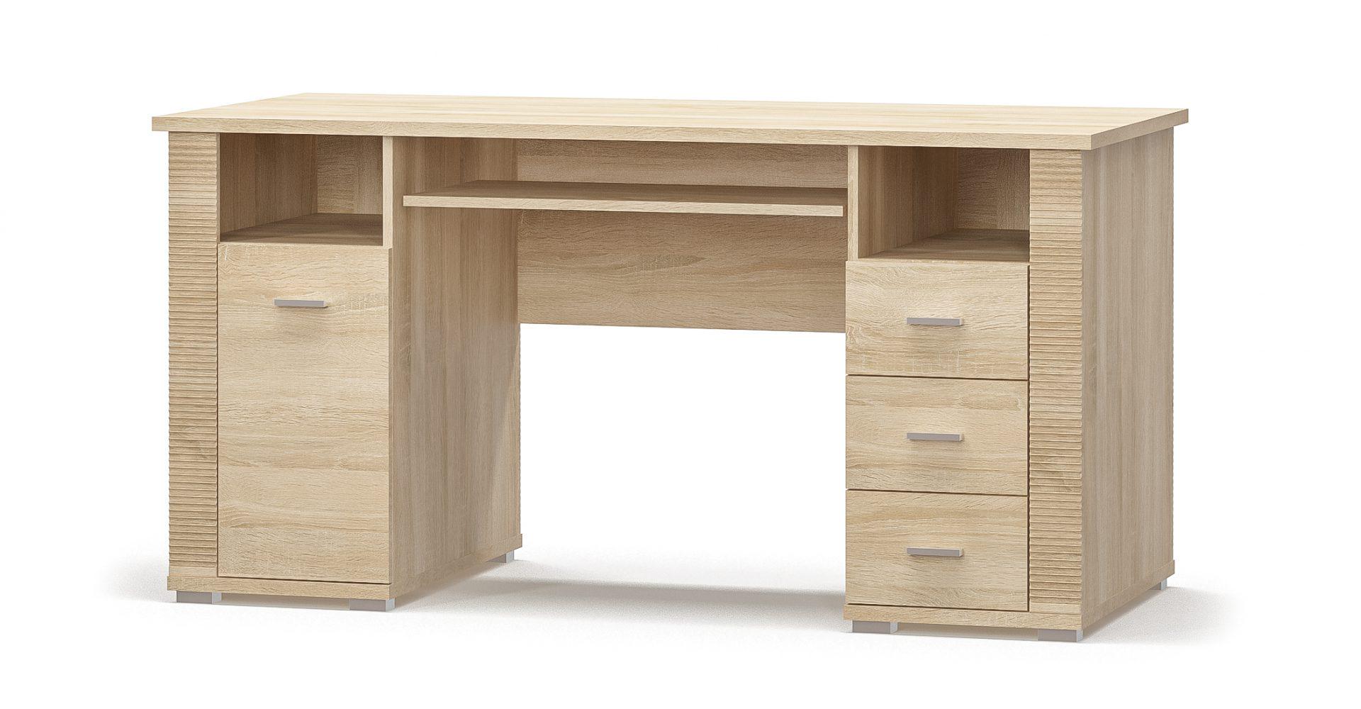 Стол письменный Mebel Service Гресс 1Д3Ш ЛДСП Дуб Самоа Стол письменный Mebel Service Гресс 1Д3Ш ЛДСП Дуб Самоа