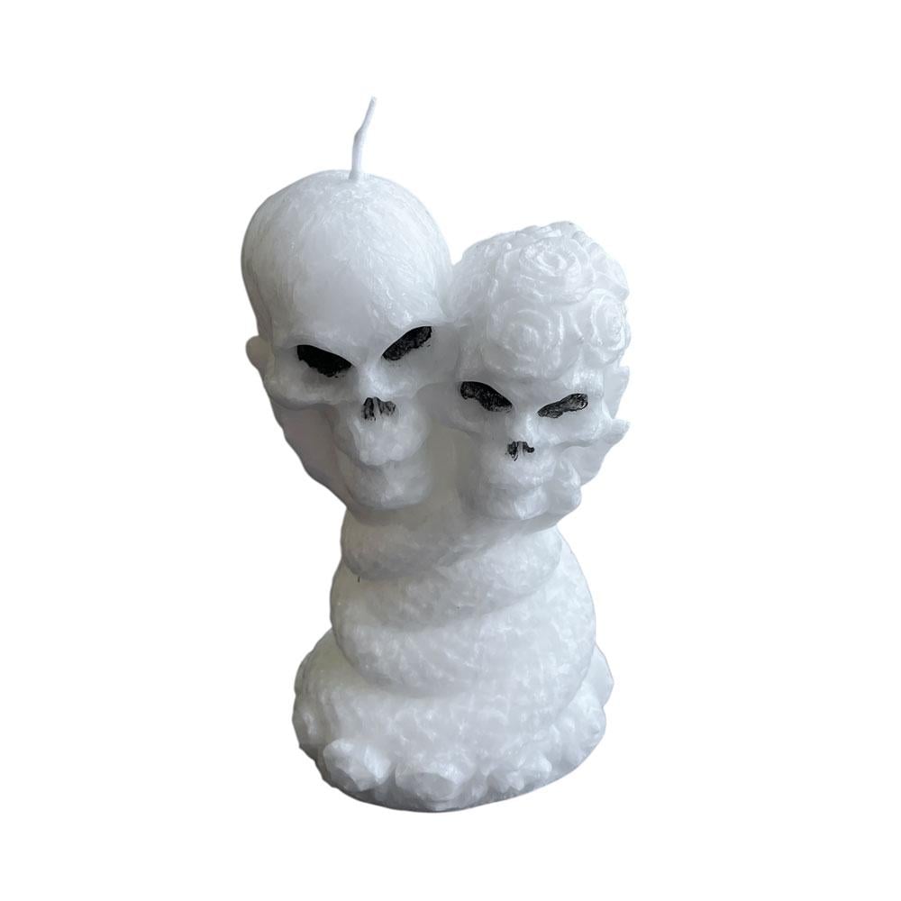 Свеча декоративная 2 черепа в руке в подарочной коробке (TA0181_3) Свеча декоративная 2 черепа в руке в подарочной коробке (TA0181_3)