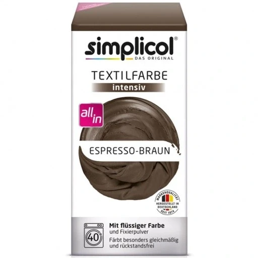 Краситель для тканей в жидкости Simplicol Espresso-Braun Коричневый - фото 2 Краситель для тканей в жидкости Simplicol Espresso-Braun Коричневый - фото 2